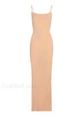 Soft Lounge Stylish Long Slip Dress XS / 9#