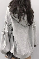 Solid Color Korean Style Hoodie