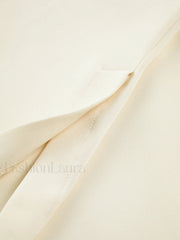 Solid Tube Top With Modern Wide Leg Pants Set Pant Sets