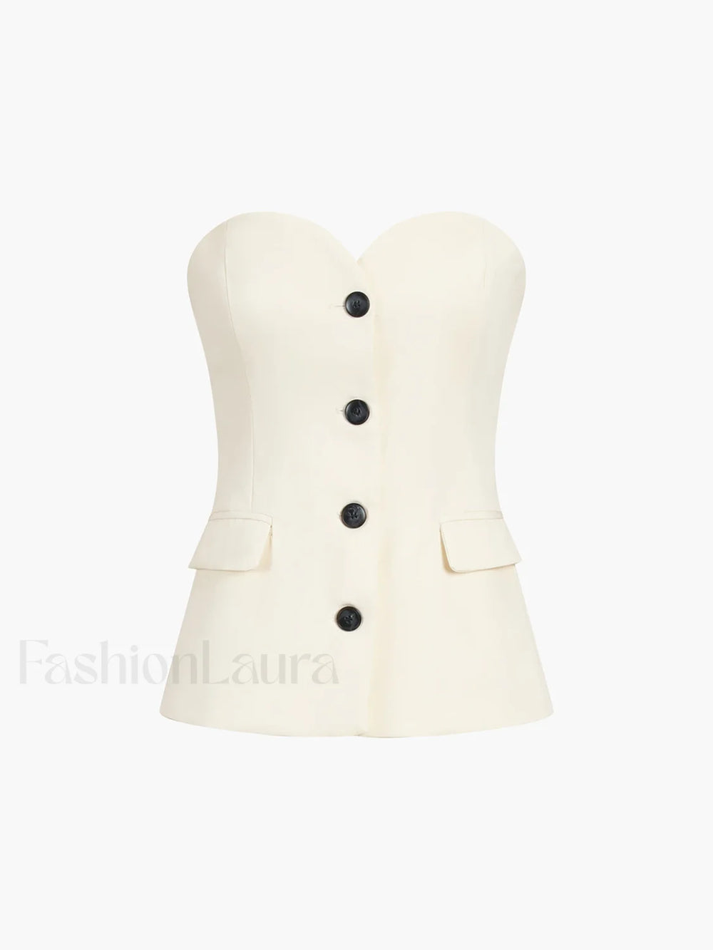 Solid Tube Top With Modern Wide Leg Pants Set Pant Sets