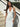 Solid V-Neck Backless Tie Up Halter & Split Maxi Skirt Set Secondary image