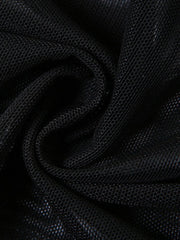 Split Ruffle Mesh Bandeau Maxi Dress Maxi Dresses