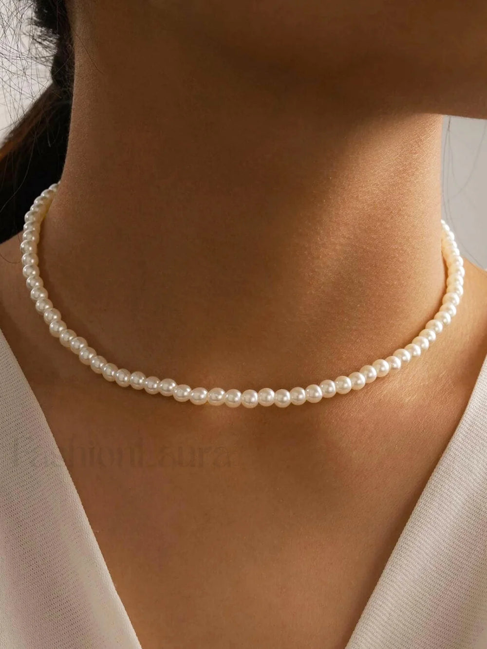 Starlight Charming Pearl Necklace White / One Size Necklaces