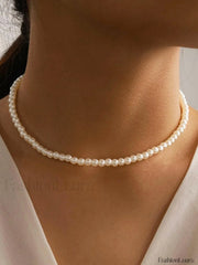 Starlight Charming Pearl Necklace White / One Size Necklaces