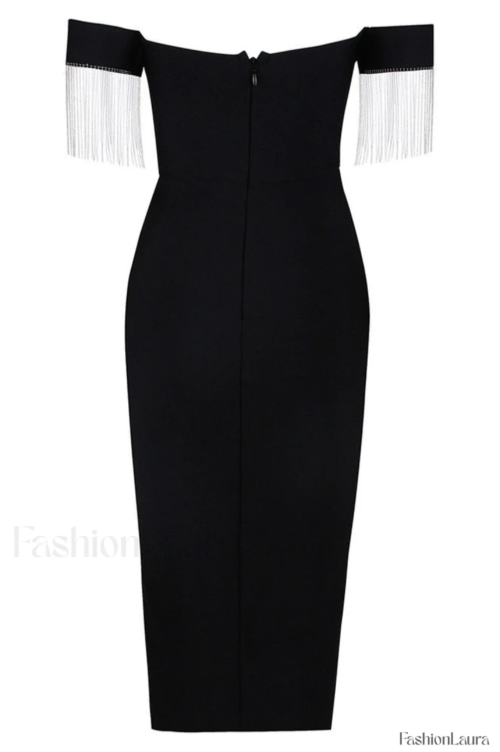 Strapless Slit Stylish Bandage Dress