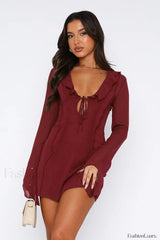 Surround Sound Stylish Mesh Mini Dress