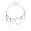 Sweet Irregular Faux Pearl Necklace STEEL