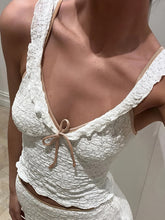 Sweetie Bow Detail Cami Top White / XS Tank Tops & Camis