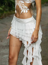 Tassel Pleated Mesh Fairy Skirt