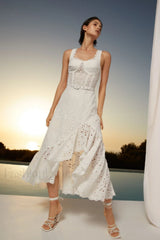Tatyana Elegant Dress S / White Fruition