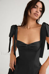 Tea Elegant Break Dress S / Black