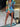 Tie-Dye Long Sleeve Slit Mini Dress Secondary image