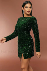 Time Will Stylish Tell Mini Dress S / Army Green