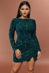 Time Will Stylish Tell Mini Dress S / Teal
