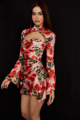 Toira Halter Stylish Mini Dress