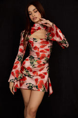 Toira Halter Stylish Mini Dress