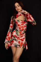 Toira Halter Stylish Mini Dress