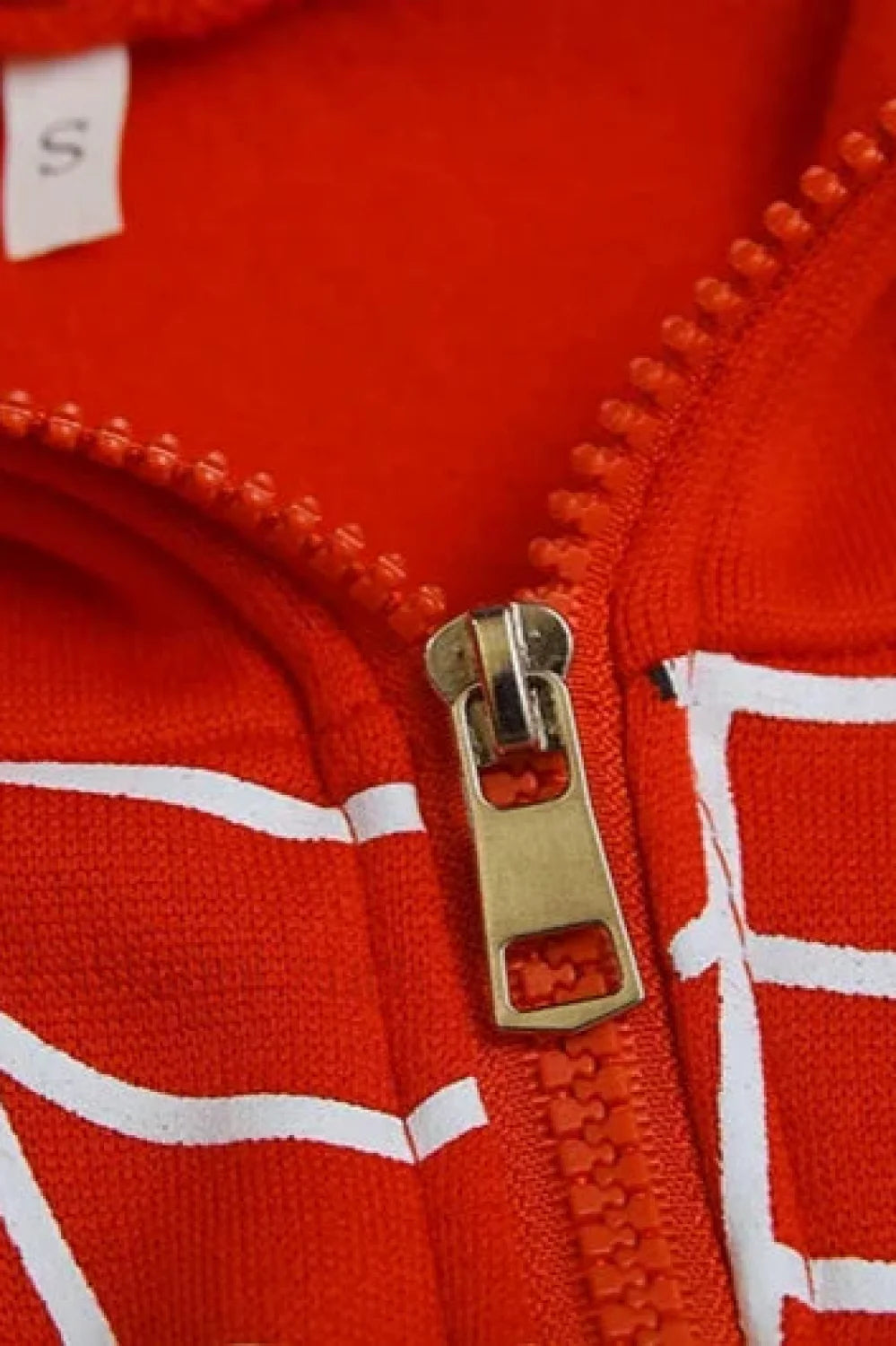 Trendy Spider Web Zipper Hoodie