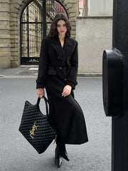 Tweed Charming Wool Coat Wool Coats