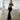 Vacation Ready Cut Out Layered Metal Chain Halter Maxi Dress - Black Secondary image