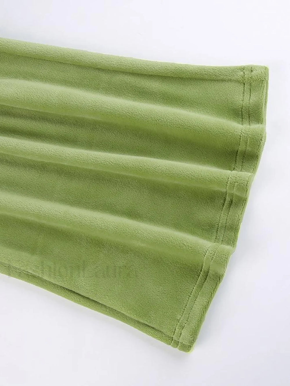 Velvet Solid Flare Leg Pants Pants