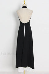 Victoria Layered Stylish Halter Gown Set