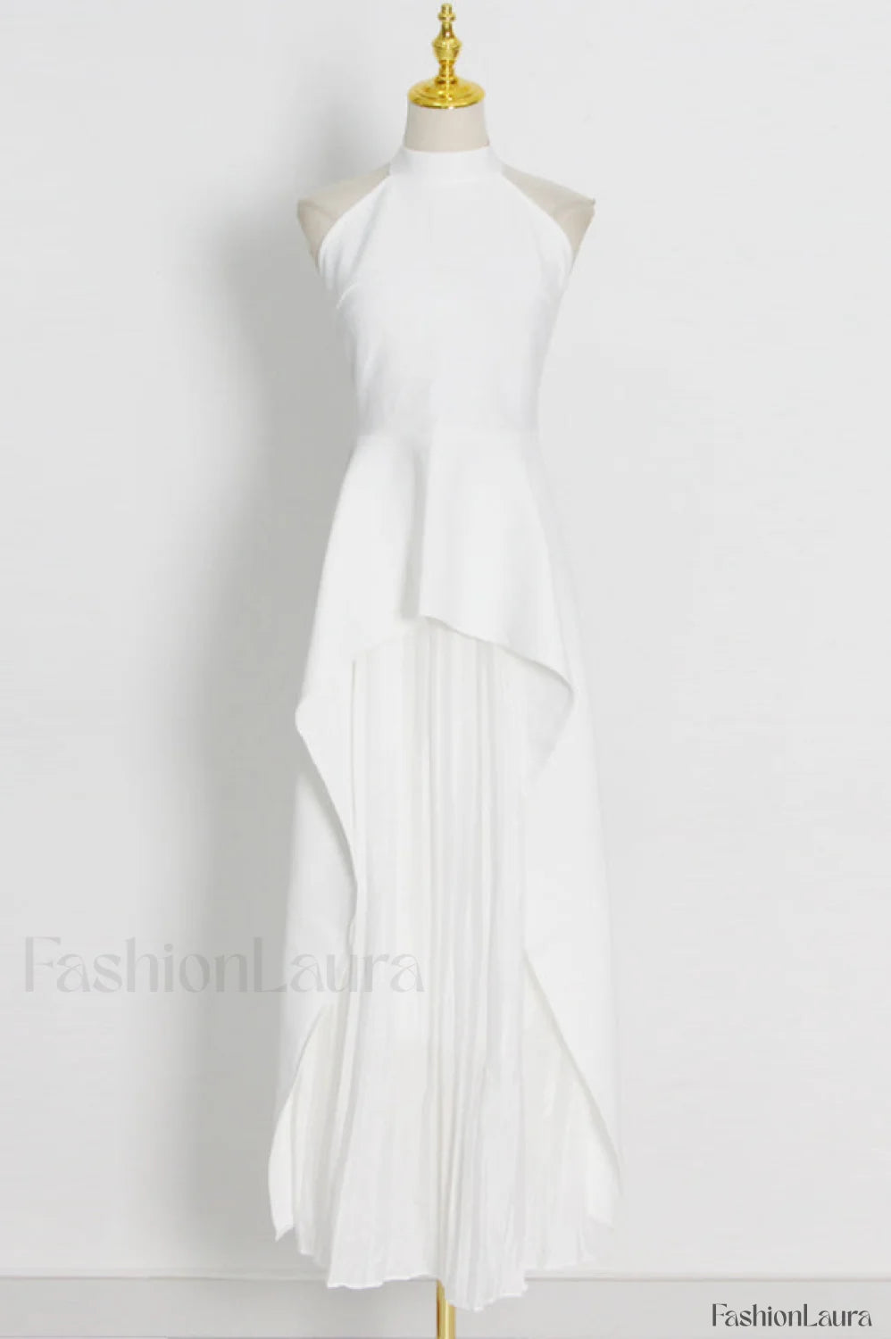 Victoria Layered Stylish Halter Gown Set
