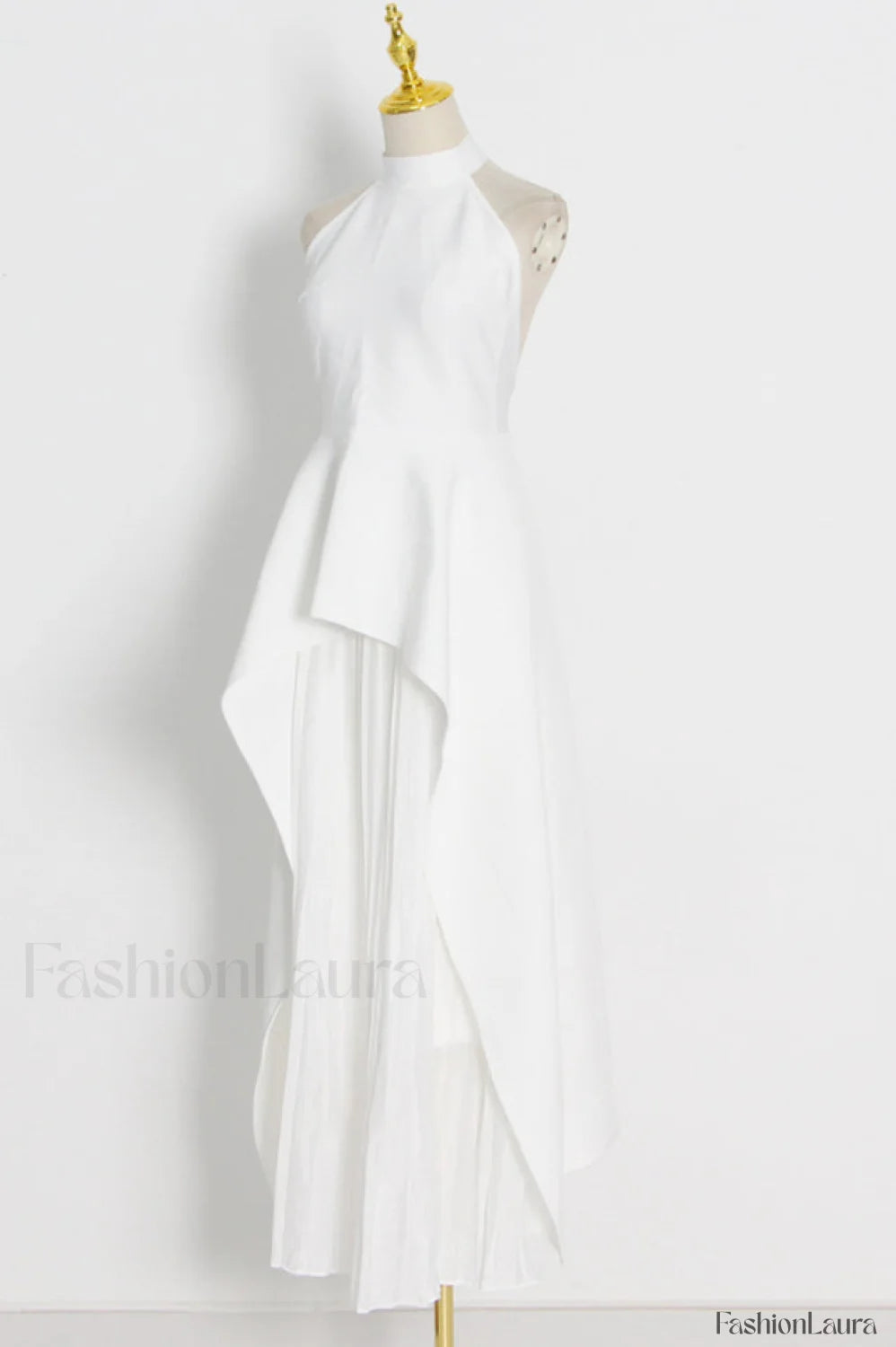 Victoria Layered Stylish Halter Gown Set