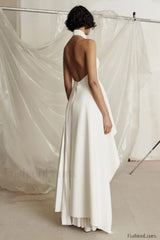 Victoria Layered Stylish Halter Gown Set