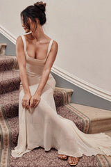 Victory Light Green Charming Chiffon Maxi Dress