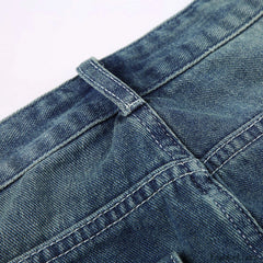 Vintage Blue Graceful Wash Boyfriend Jeans women clothing