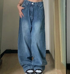 Vintage Blue Graceful Wash Boyfriend Jeans women clothing