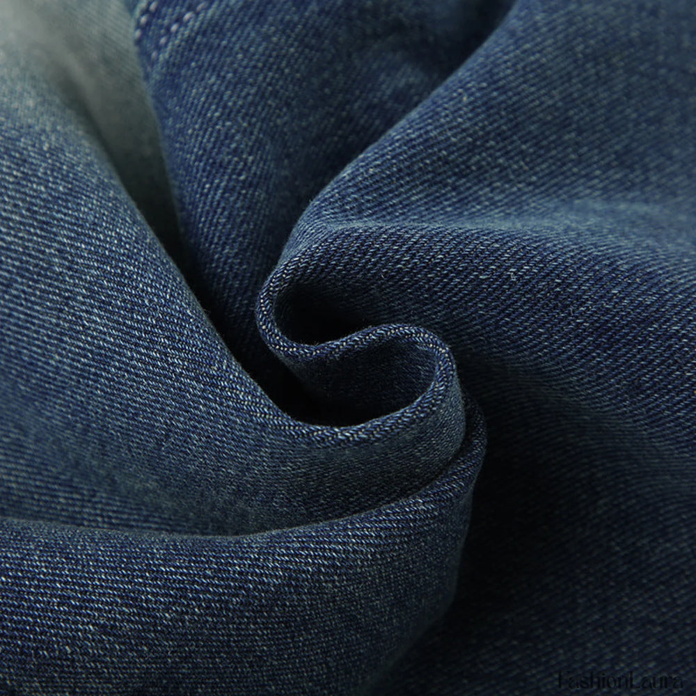 Vintage Blue Graceful Wash Boyfriend Jeans women clothing