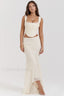 Vintage Cream Corset Charming + Lace Skirt Set XS / Cream