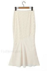 Vintage Embroidery Ruffle Charming Top & Skirt Set