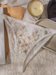 Vintage Lace Embroidery Bustier Corset Top