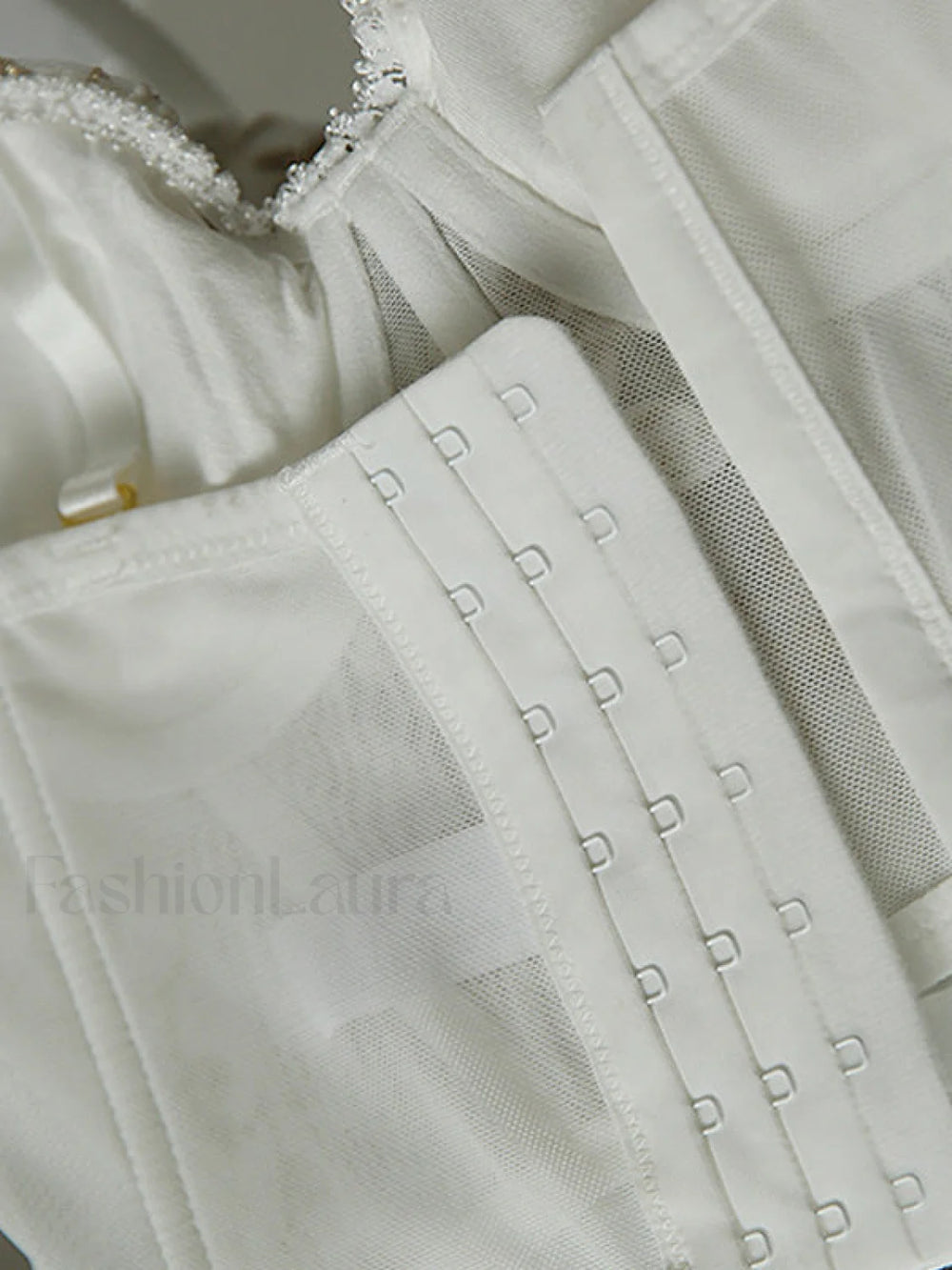 Vintage Lace Embroidery Bustier Corset Top