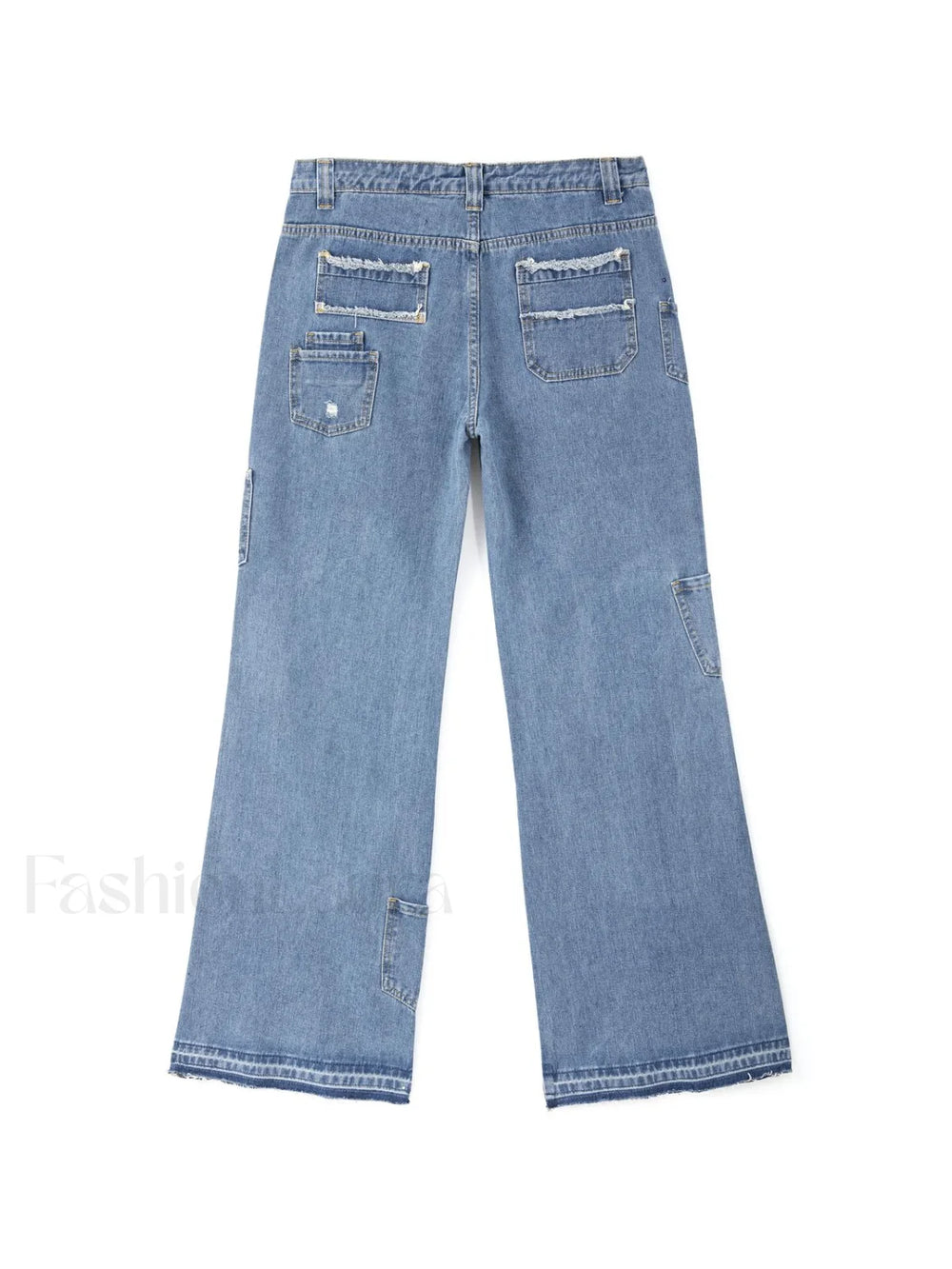 Vintage Star Distressed Cargo Jeans Cargo Jeans
