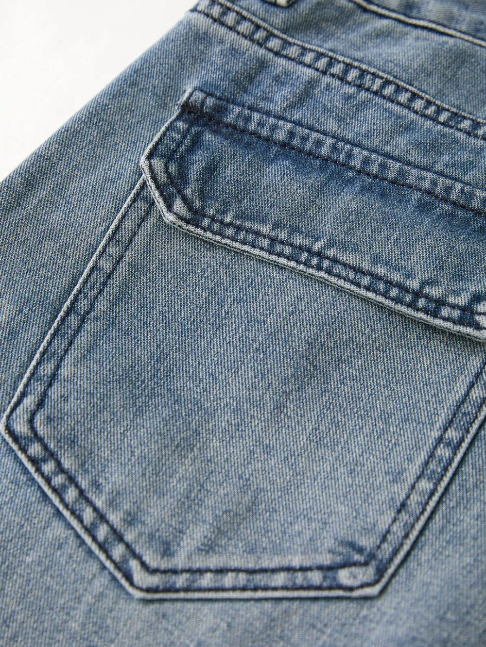 Vintage Wash Distressed Star Patch Boyfriend Jeans Boyfriend Jeans