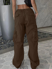 Washed Vintage Baggy Cargo Jeans Brown / XL Cargo Jeans