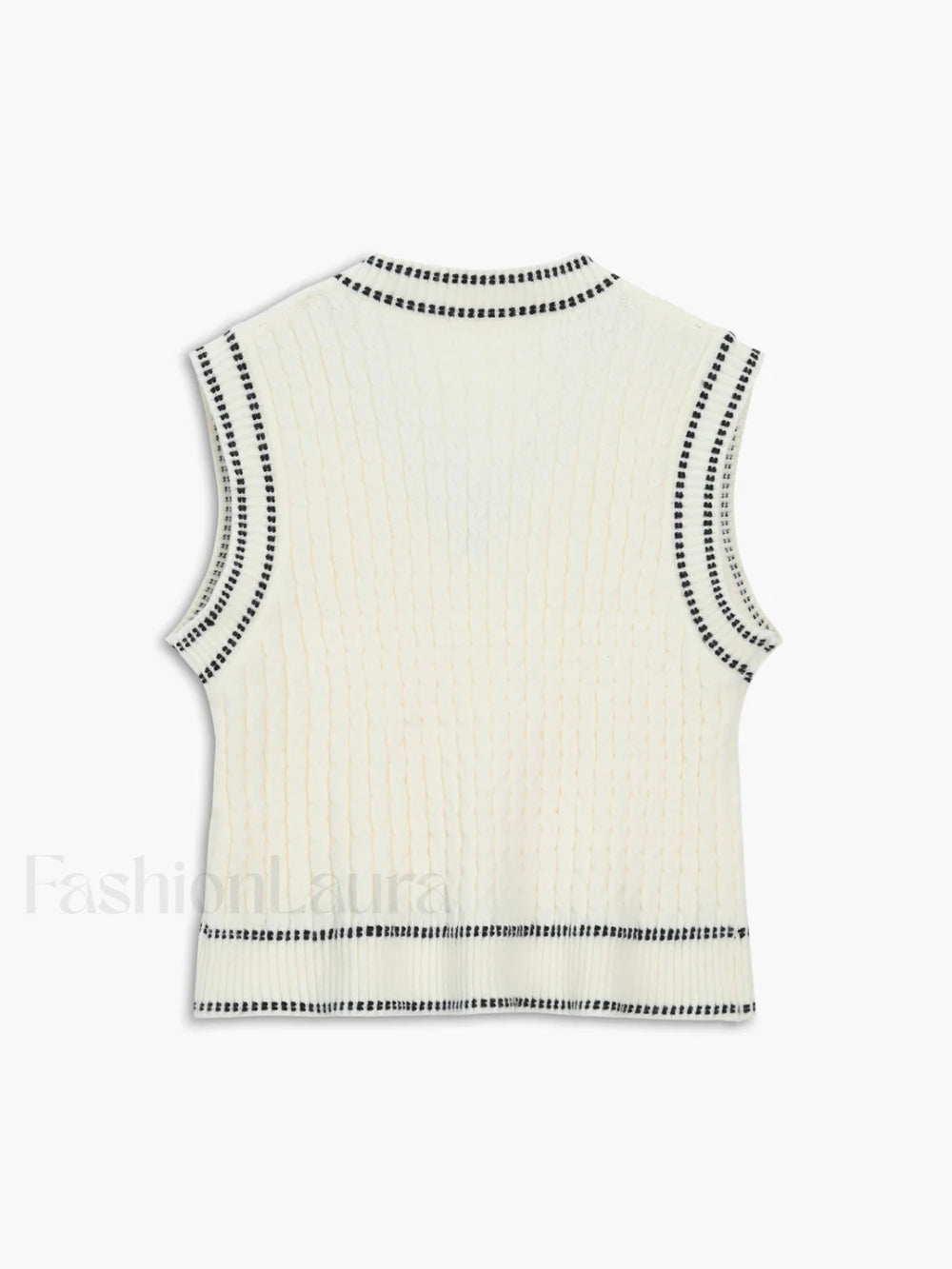 Weekend Wishes Graceful Sweater Vest Sweaters L