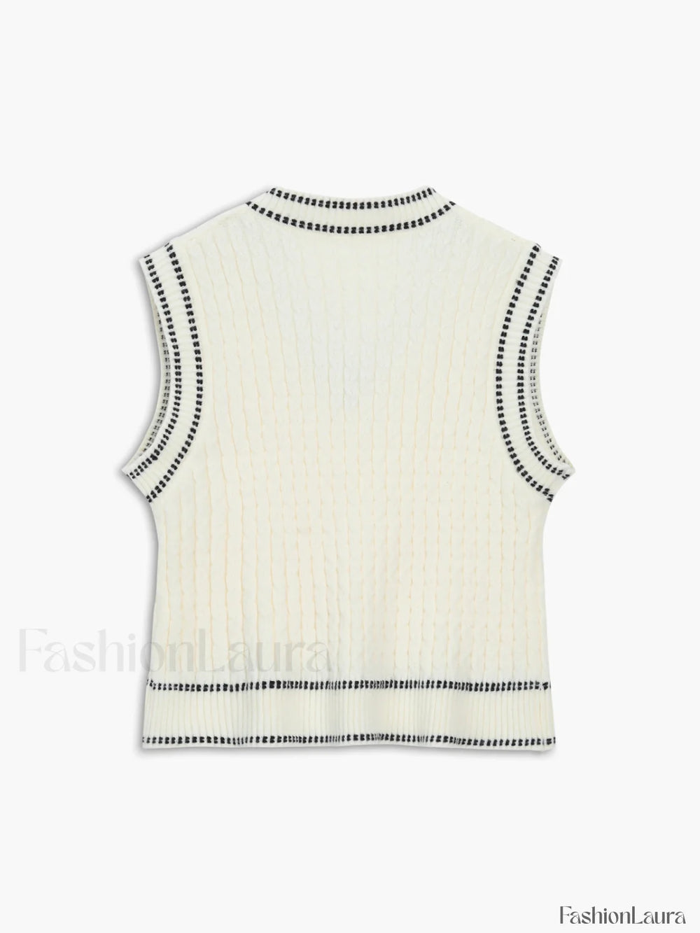 Weekend Wishes Graceful Sweater Vest Sweaters L