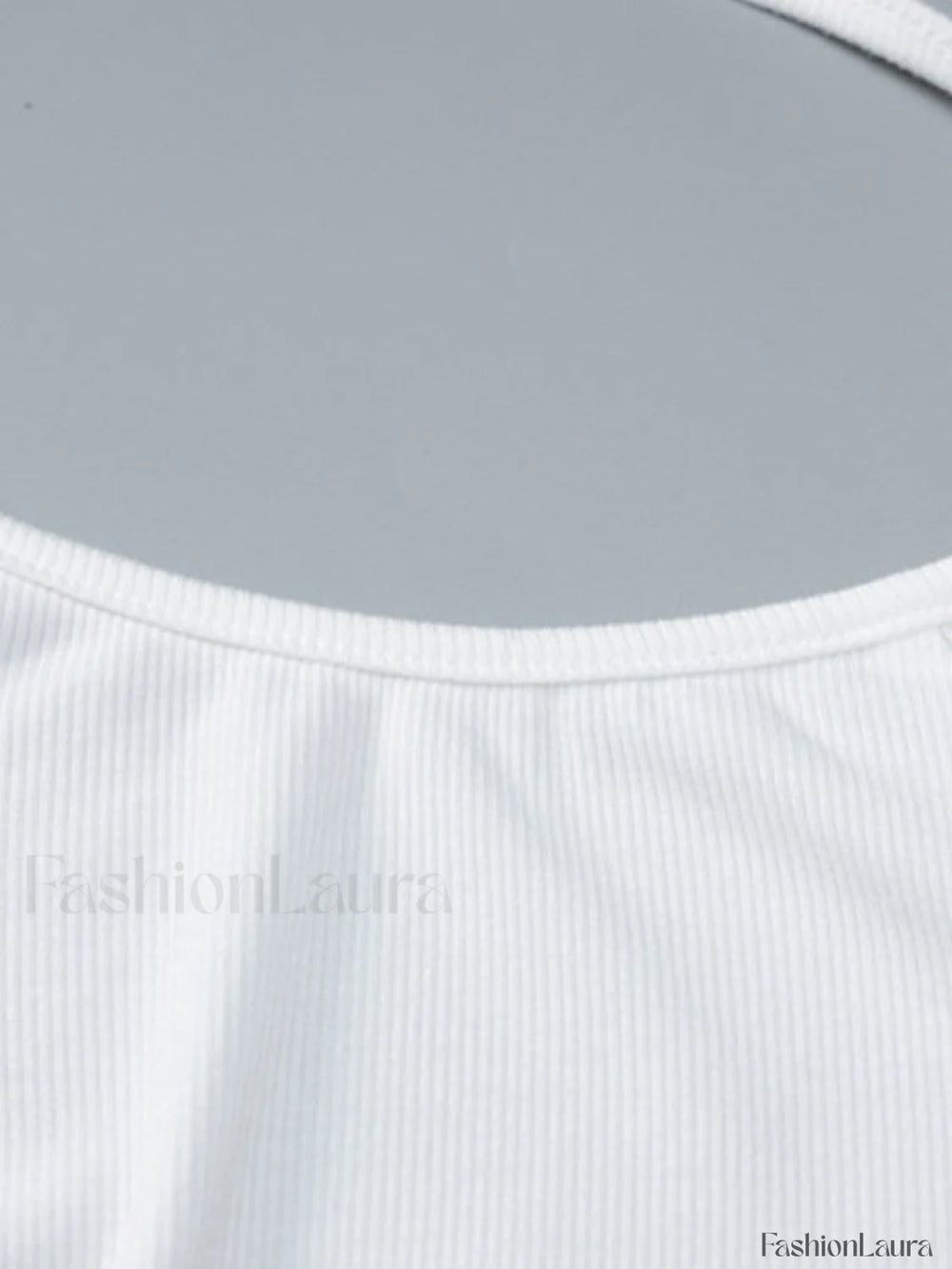 White Backless Long Sleeve Mini Dress Mini Dresses