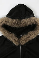 Y2K E girl Corset Hoodie