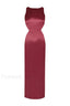 Yves Elegant Maxi Dress S / Cranberry