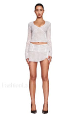 Yvette Top Stylish + Skirt Set
