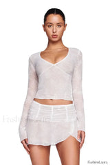 Yvette Top Stylish + Skirt Set