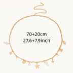 Boho Starfish Shell Beach Waist Chain