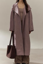 Sophisticated Minimalist Style Long Overcoat