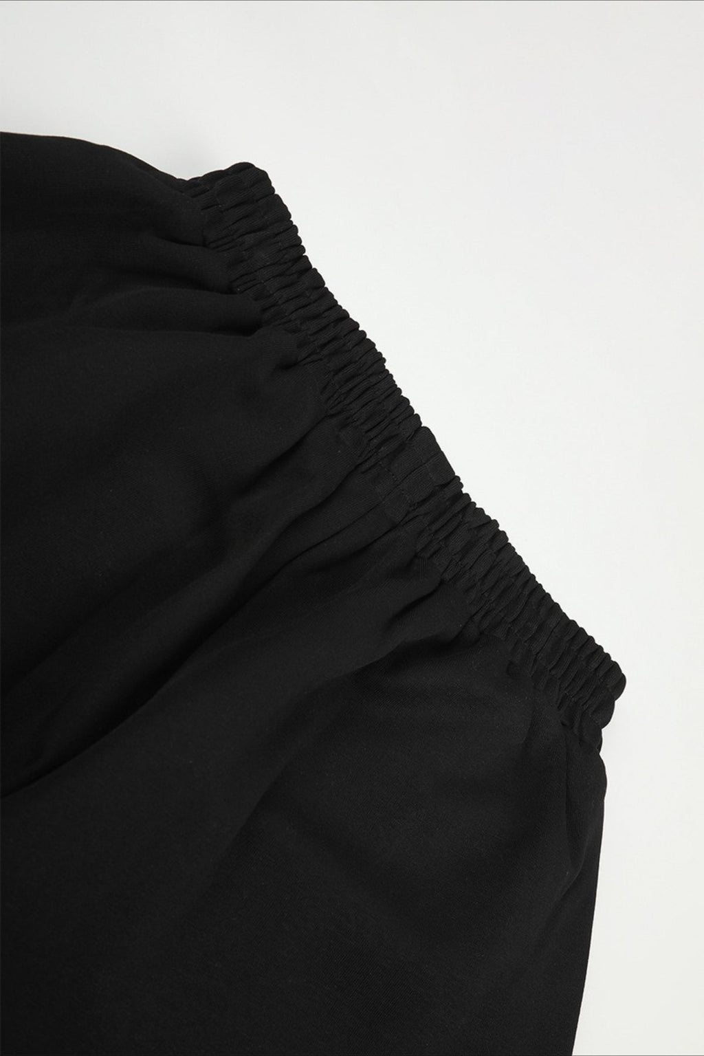 Distressed Typography Barrel Leg Pants